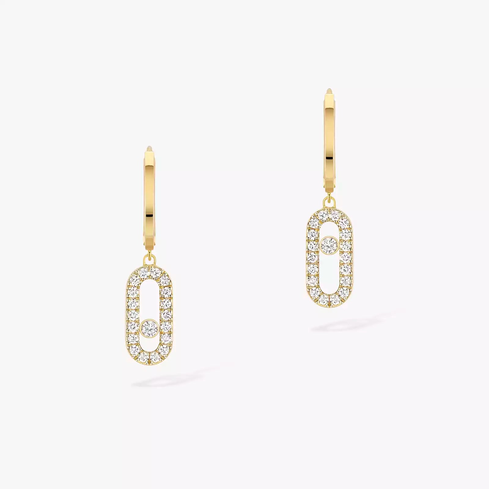 Elara Diamante Hoop Earrings (in gold & silver)