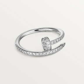 Nagel Dieamant Ring - Schmal