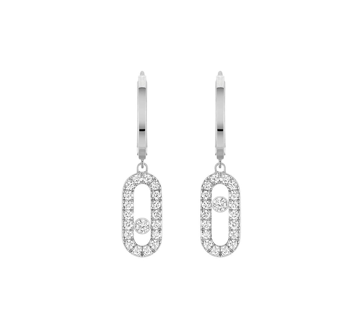 Elara Diamante Hoop Earrings (in gold & silver)