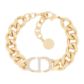 Diana Armring - Gold / Diamant (Logo)