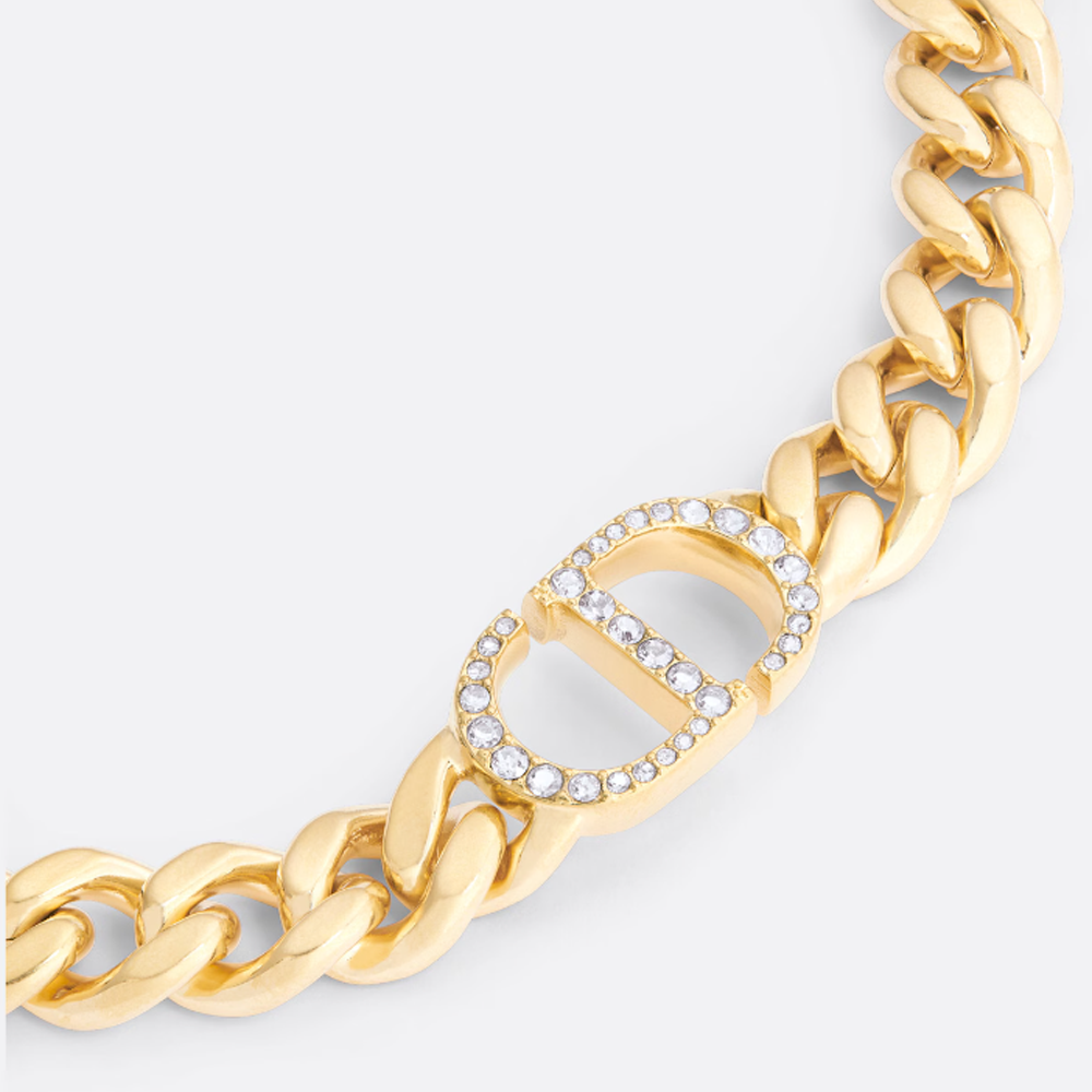 Diana Armring - Gold / Diamant (Logo)