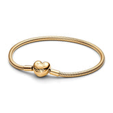 Lola Gold Moments Heart Clasp Bracelet