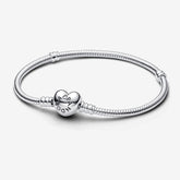 Lola Silver Moments Heart Clasp Bracelet