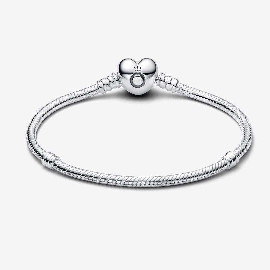 Lola Silver Moments Heart Clasp Bracelet